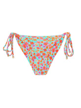Load image into Gallery viewer, Product Front: Rio De Sol Bottom Bottom Ditsy-Sky Cheeky-Tie
