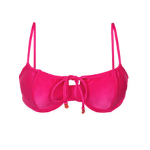 Load image into Gallery viewer, Product Front: Rio De Sol Top Top Shimmer-Olinda Balconet-Tie