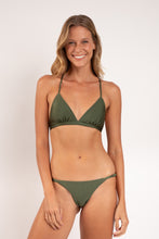 Load image into Gallery viewer, Model Front: Rio De Sol Top Top Shimmer-Croco Tri-Fixo-Noa