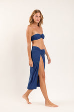 Load image into Gallery viewer, Image 03: Rio De Sol Beach Skirt Navy Long-Skirt-Knot