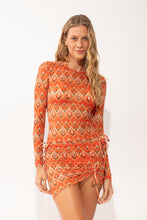 Load image into Gallery viewer, Image 08: Rio De Sol Beach Skirt Maracai Mini Skirt Ruched