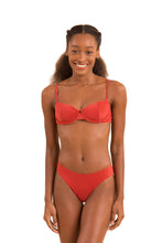 Load image into Gallery viewer, Model Front: Rio De Sol Set Set Malibu-Chili Balconet Ciao