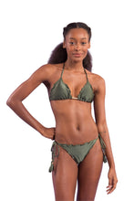 Load image into Gallery viewer, Model Front: Rio De Sol Bottom Bottom Croco Frufru-Fio