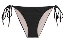Load image into Gallery viewer, Product Front: Rio De Sol Bottom Bottom Shimmer-Black Ibiza-Rope