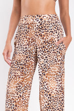 Load image into Gallery viewer, Image 07: Rio De Sol Beach Trousers Leopard Wide Pants