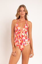 Load image into Gallery viewer, Model Front: Rio De Sol One-Piece Mirage Mel-Op