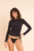 Load image into Gallery viewer, Image 08: Rio De Sol Top Nero Rash-Guard