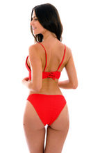 Load image into Gallery viewer, Model Back: Rio De Sol Set Set Cotele-Tomate Tri-Tank Comfy