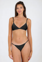 Load image into Gallery viewer, Model Front: Rio De Sol Set Set Shimmer-Black Tri-Fixo California