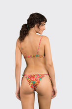 Load image into Gallery viewer, Model Back: Rio De Sol Top Top Tropics Balconet-Tie