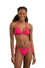 Load image into Gallery viewer, Model Front: Rio De Sol Top Top Dots-Virtual-Pink Frufru
