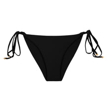 Load image into Gallery viewer, Product Front: Rio De Sol Bottom Bottom Touch-Black Cheeky-Tie
