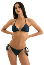 Load image into Gallery viewer, Model Front: Rio De Sol Top Top Shimmer-Shark Frufru
