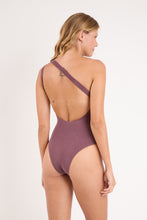 Load image into Gallery viewer, Model Back: Rio De Sol One-Piece Malibu-Ebano Sienna

