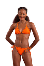 Load image into Gallery viewer, Model Front: Rio De Sol Bottom Bottom Dots-Orange Frufru-Comfy
