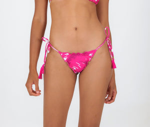 Bottom Pink-Palms Frufru