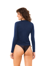 Load image into Gallery viewer, Navy Rash-Guard
