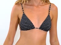 Load and play video in Gallery viewer, Video: Rio De Sol Bottom Bottom Linea-Black Cheeky-Tie
