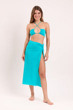 Load image into Gallery viewer, Model Front: Rio De Sol Beach Skirt Amb-Nannai Long Skirt Knot
