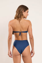 Load image into Gallery viewer, Model Back: Rio De Sol Bottom Bottom Navy Hotpants
