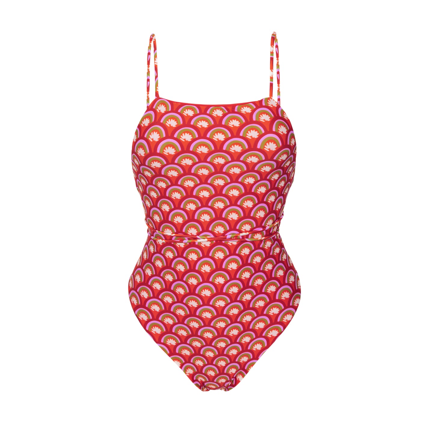 Product Front: Rio De Sol One-Piece Floral-Scales Adele