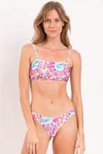 Load image into Gallery viewer, Gallery: Rio De Sol Set Set Splash Bandeau-Reto Highleg
