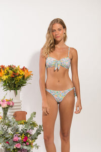Image 07: Rio De Sol Set Set Tiny-Garden Bandeau-Knot Italy