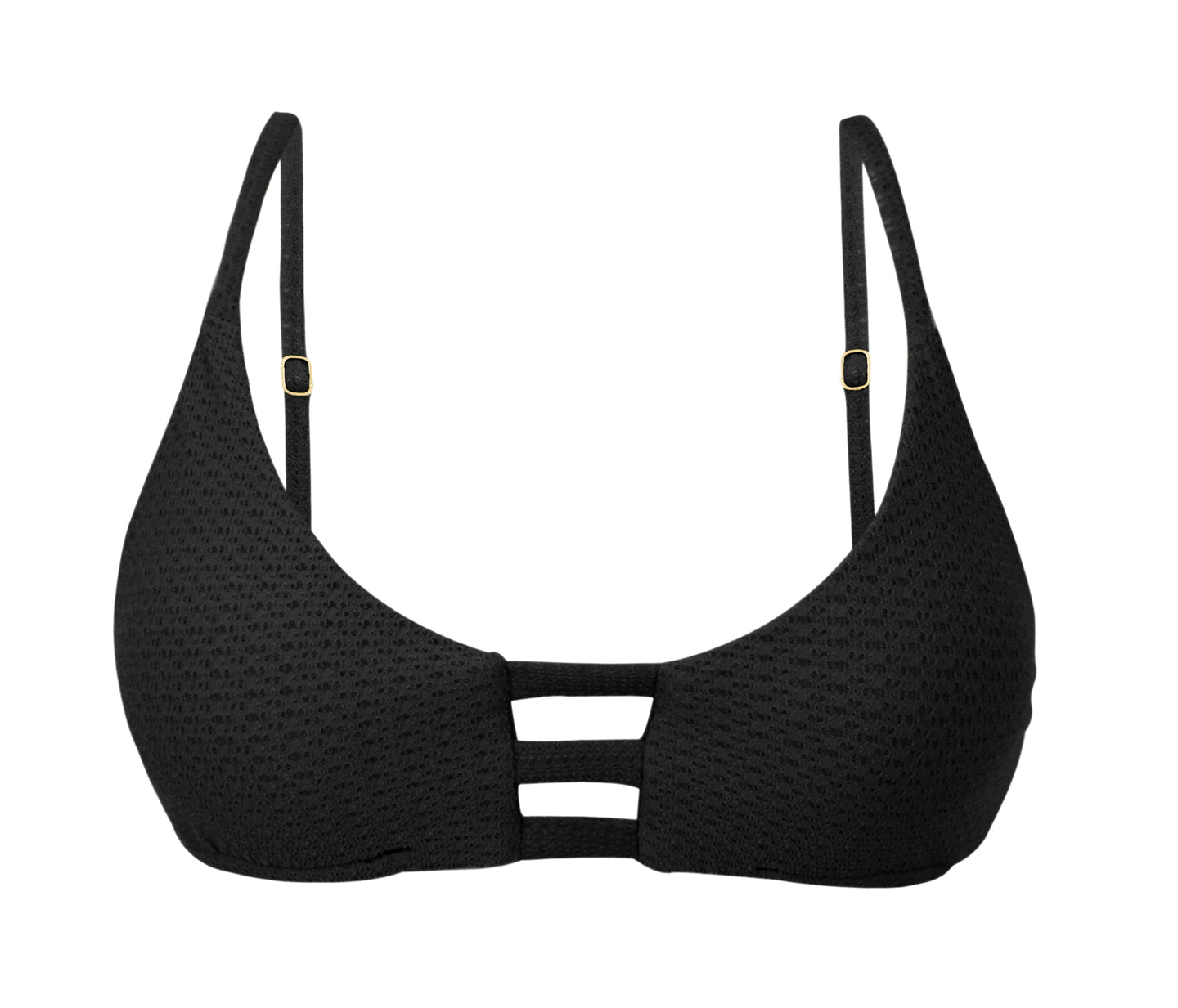 Product Front: Rio De Sol Top Top Bora-Black Bra-Trio